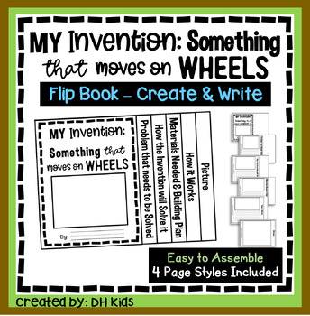 Preview of Create your Own Invention: Something on Wheels , Creative Writing, STEM Science