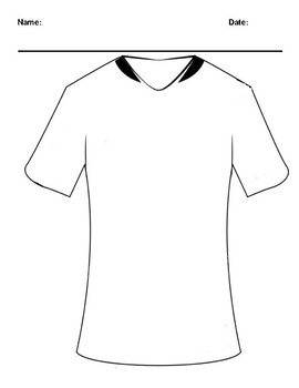 Create Your Own Soccer Jersey Worksheet By Pointer Education Tpt