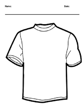 Create your Own T-Shirt Worksheet by Pointer Education | TpT
