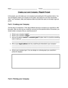 Preview of Create your own Company Project