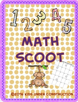 Preview of MATH SCOOT PRE-MADE AND CREATE YOUR OWN