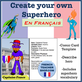 Create your own Superhero in French