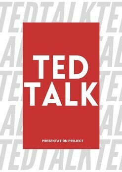 Preview of Create your own TED Talk Presentation Project (editable)