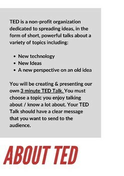 write your own ted talk assignment