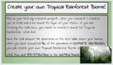 Create your own Tropical Rain Forest Biome!  (Digital Goog