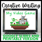 Create your own Video Game Google Slides and Printable Bundle!