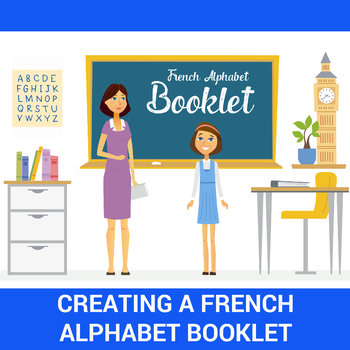 Preview of Creating A French Alphabet Booklet | Fun Creative Activity For Your Classes!