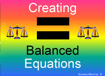 Preview of Creating Balanced Equations | Algebraic Thinking PowerPoint Show