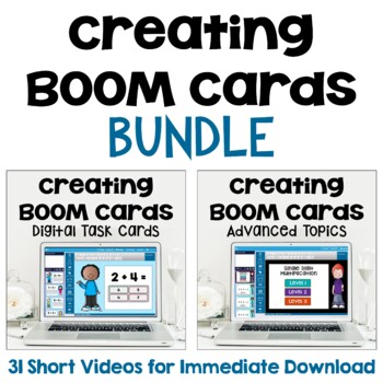 Preview of Creating Boom Cards Digital Task Cards BUNDLE