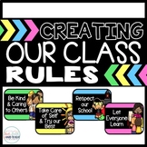 EDITABLE Class Rules: Creating Rules, Bulletin Board, & Ru