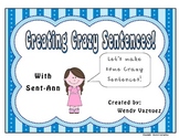 Creating Crazy Sentences Center