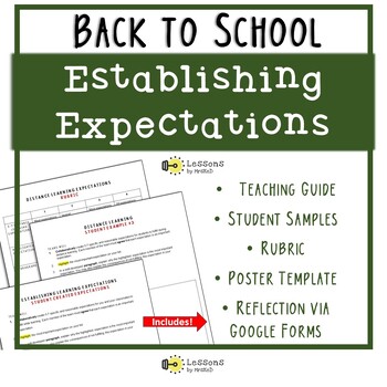 Preview of Establishing Student Expectations for Learning