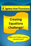 Creating Equations Challenge!