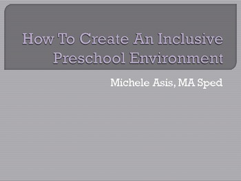 Preview of Creating Inclusive Environment Powerpoint Presentation