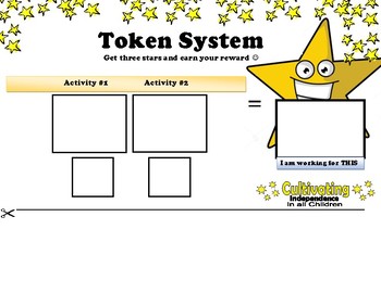 Preview of "Behavioral Token Board"_LAMINATE AND VELCRO_CLASSROOM COMMUNITY