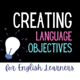 Creating Language Objectives for ELs (SIOP)