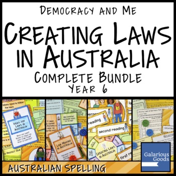 Preview of Creating Laws in Australia COMPLETE BUNDLE (Year 6 HASS)