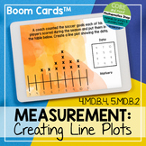 Creating Line Plots Boom Cards - Distance Learning Capable