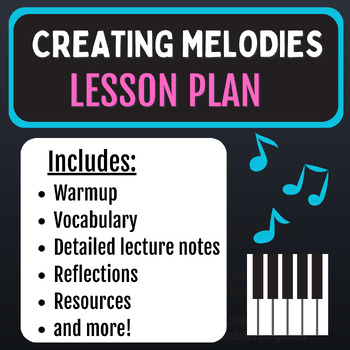 Preview of Creating Melodies [Music Production Lesson Plan]