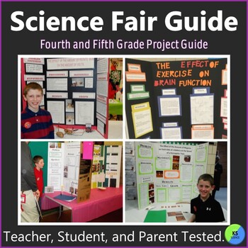 Preview of Science Fair Project Guide | Experiment Journal and Worksheets For Grade 4 And 5