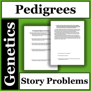 Preview of Creating Pedigrees From Storylines - Inheritance - Genetics - Biology