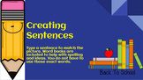 Creating Sentences