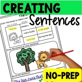 Creating Sentences (No Prep)