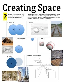 Creating Space Poster by Zabo's Art Resources | Teachers Pay Teachers