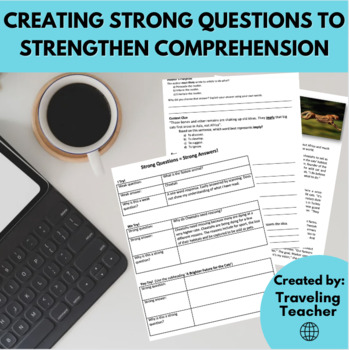 Preview of Creating Strong Questions to Get Strong Answers: ELA Test Prep, Comprehension