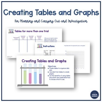 Preview of Creating Tables and Graphs - Help Students Analyze and Interpret Data