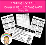 Creating Texts Learning Progressions 1-8 Bump It Up & Indi