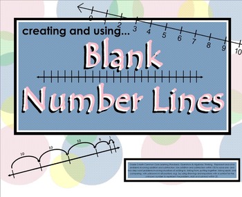 Preview of SMARTboard: Creating & Using Blank Number Lines (CCLS Aligned, 2nd Grade)