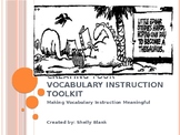 Creating Your Vocabulary Instruction Toolkit