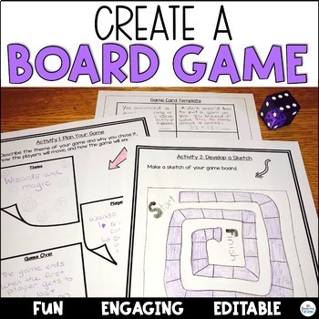 Preview of Create a Board Game Project | Board Games Templates