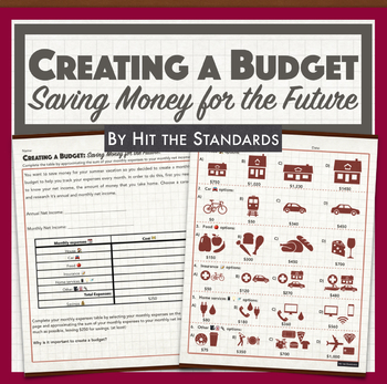 Preview of Creating a Budget: Saving Money w Google Digital Distance Learning
