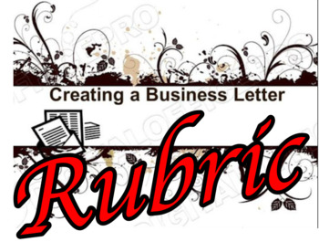 Preview of Creating a Business Letter, Assignment Rubric, BCA-12