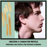 Creating a Character Profile Printable |Digital | Easel