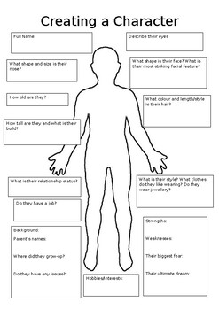 create your own character assignment