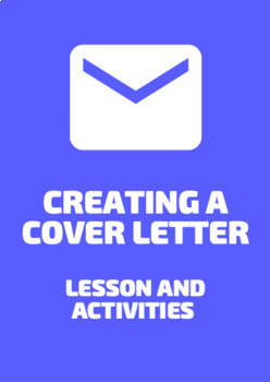 cover letter lesson ideas