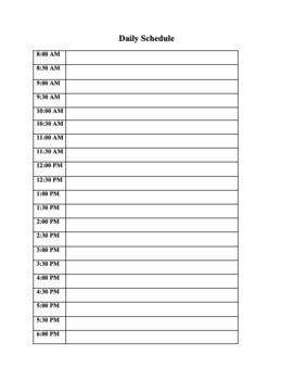 Organizing & Planning a Daily Schedule from Voicemails - Adult ...