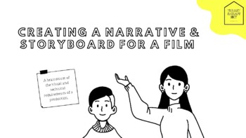 Preview of Creating a Narrative & Storyboard For A Film Workbook/Presentation