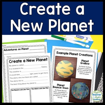 system solar science 3 grade worksheets Writing a Planet: Solar by Activity System Create