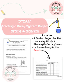 Preview of Creating a Pulley System STEAM Project | Grade 4 Science