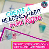 Reading Lesson: Creating a Reading Habit with Tips, Sketch