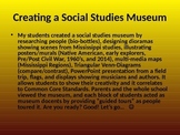 Creating a Social Studies Museum in the Classroom