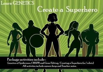 Preview of Creating a Superhero : Genetics