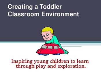 Preview of Creating a Toddler Environment