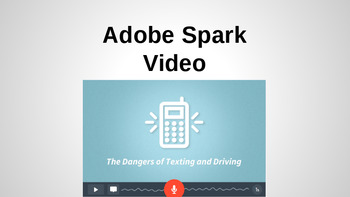 Preview of Creating a Video with Adobe Spark - Great for TPT Sellers!