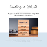 Creating a Website Unit - English and Spanish