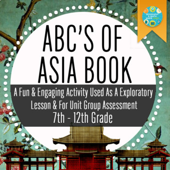 Preview of Creating an ABC Book of Asia Geography Lesson Assessment or Activity
